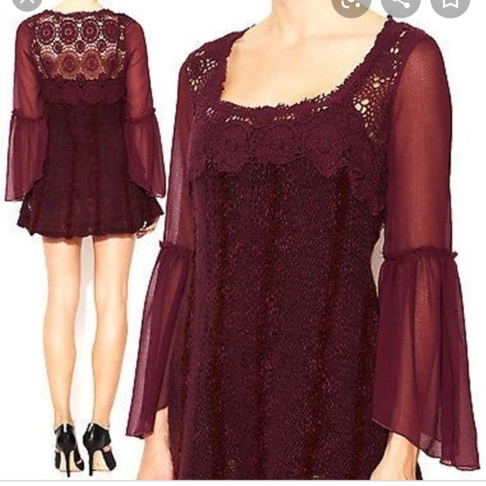 Free People Aurora Crochet Tunic - Picture 3 of 7